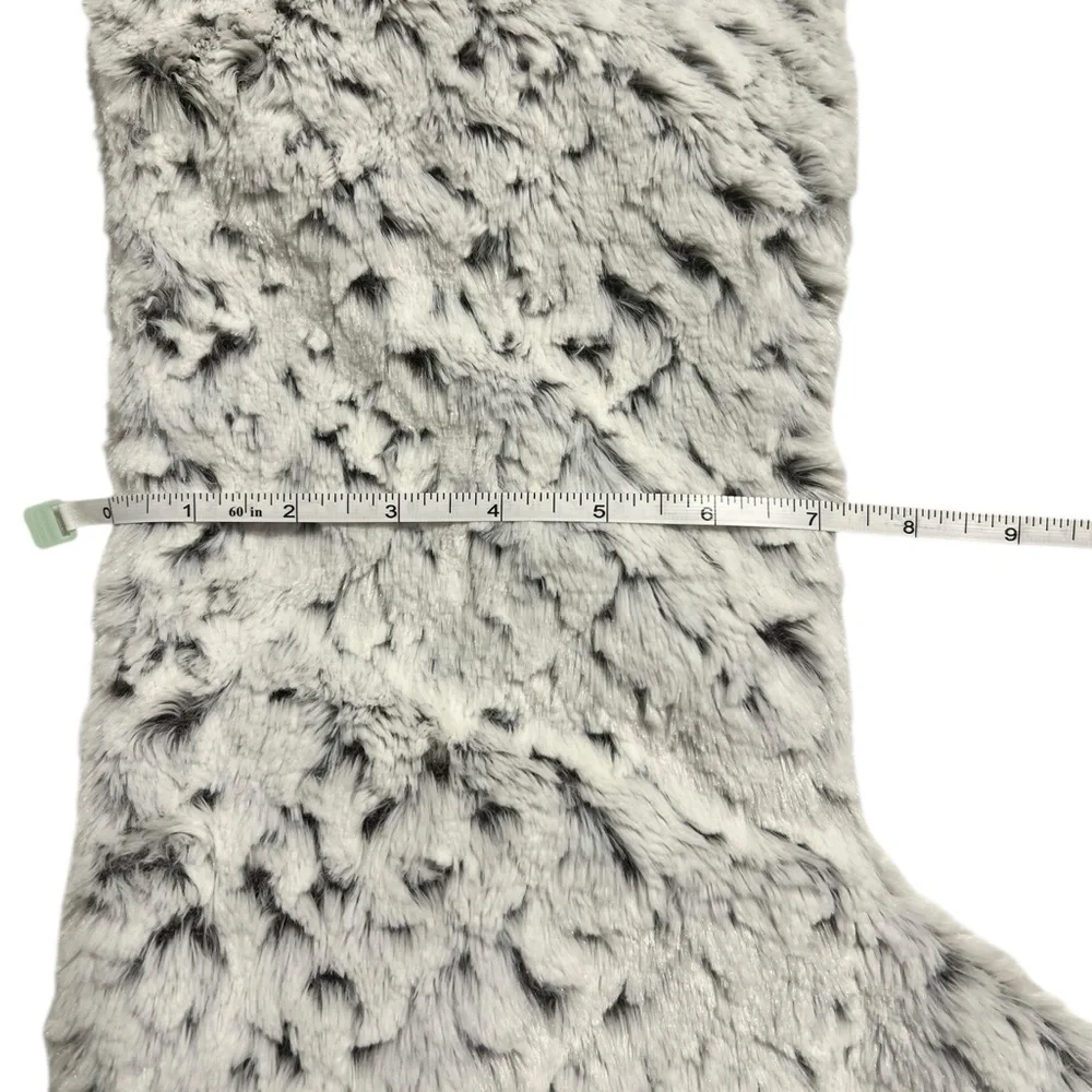 Luxurious Faux Fur Holiday Stockings - Set of 2